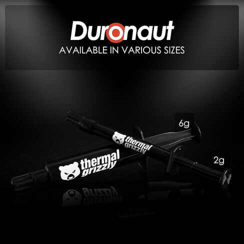 Thermal Grizzly Duronaut - 30 Gram Thermal Paste - Exceptional Long-Term Stability and Thermal Conductivity for CPU, GPU, Consoles and demanding Industrial Cooling Systems in Kuwait