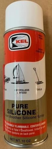 Kel 10 Ounce Can of Pure Silicone Aerosol Spray Lubricant - Quantity of (2) in Kuwait