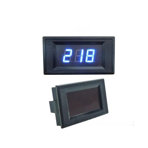1 قطعة YB5130 التيار المتناوب الفولتميتر 30-500 فولت الجهد متر 0.56 ''0.8 بوصة LED شاشة الجهد الرقمي 110 فولت 220 فولت 380 فولت فولت لوحة متر الفولتميترو (0.8 أزرق (أسود كامل)) in Kuwait