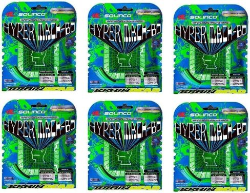 Solinco x Brain Dead *Hybrid* Hyper-G Round 17G - Mach 10 17G Tennis String - 6 مجموعات فردية in Kuwait