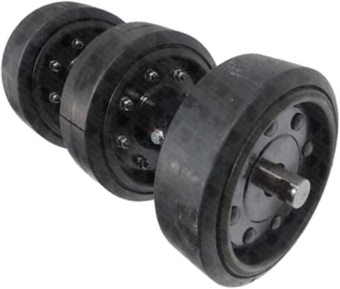 10" Bogie Group with DuroForce Rubber Wheels Fits - CAT 287 287B 2616296 in Kuwait