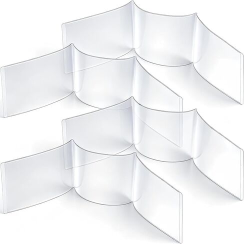 2026 Mahjong Card Holders 4 Pack Clear Plastic Sleeves Fit Large Print Size 6 1/8" x 4 3/4" Mahjong Cards in Kuwait