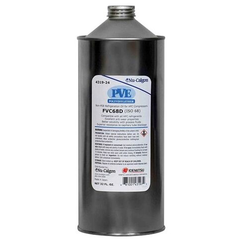 Nu-Calgon 4319-24 Idemitsu FVC68D مادة تشحيم تبريد البولي فينيل إيثر، 1 كوارت in Kuwait