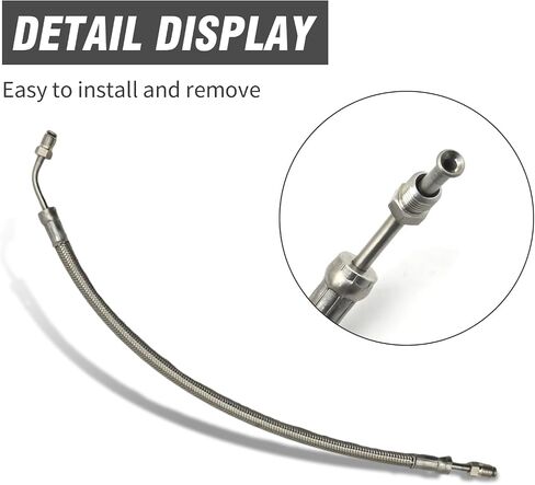 UOIENRT Trim Ram Hydraulic Cylinder Hose Kit, Replacement for Mercruiser R MR, Replacement for Alpha I Gen I Gen II with 16-3/16Inch, Replaces Starboard 32-864960, Port 32-864959 in Kuwait