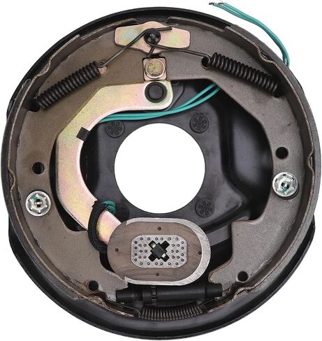 10 Inch Electric Brake Assembly, 3500lbs Capacity, 4 Holes, Metal Construction, for Alko Dexter Trailer Axle, Enhanced Safety and Control in Kuwait