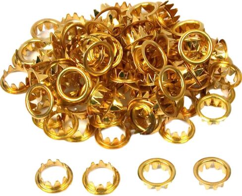 FindingKing 100pc Brass Dial Key Hole Grommets Replacement for Grandfather Clock Parts 12mm in Kuwait
