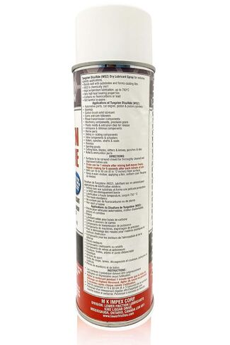 US-WS2-SP-13OZ Tungsten Disulfide Dry Lubricant Aerosol Spray Can; 13 oz; 1 in Kuwait