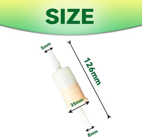 DSkoiph 2 Pack 879885Q 35-879885Q 5/16 Fuel Filter Replacement for Mercury Mariner 4-Stroke Outboard 35-879885T 18-7718 in Kuwait