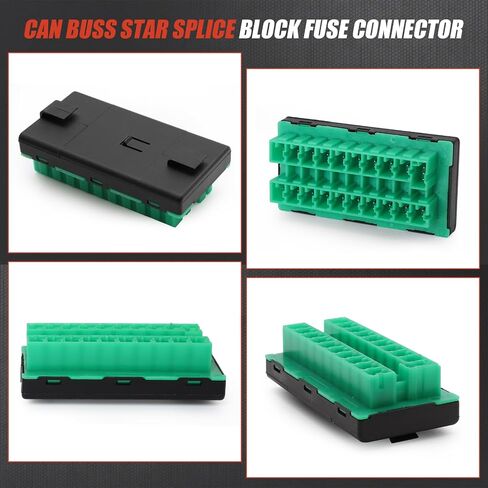 68321746AA CAN-C Buss Star Splice Block Fuse Connector Fit for Chrysler Pacifica/Voyager for Jeep Gladiator/Wrangler JT JL for Dodge Ram 1500/2500/3500 2017-2025 Replace# 2-2272352-5 in Kuwait