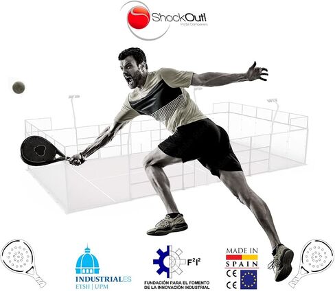 ShockOut Dual Pro Grip + Overgrip (فوشيا/أصفر) - نظام مشترك لامتصاص الصدمات وتحسين القبضة لرياضات المضرب in Kuwait