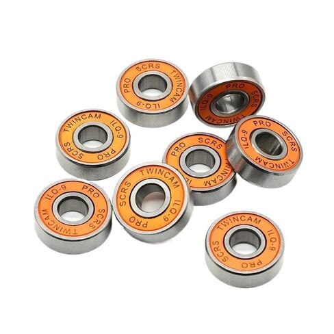 8 قطعة 608-2RS ILQ-11 محمل لوح التزلج البرتقالي للزلاجات الدوارة 608-2rs 8x22x7mm محمل تزلج مضمن in Kuwait