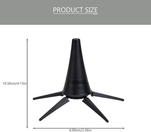 ULTECHNOVO Portable 5-legged Clarinet Stand Folding Musical Instrument Holder Black Base Wind Instrument Bracket for Travel and Practice in Kuwait