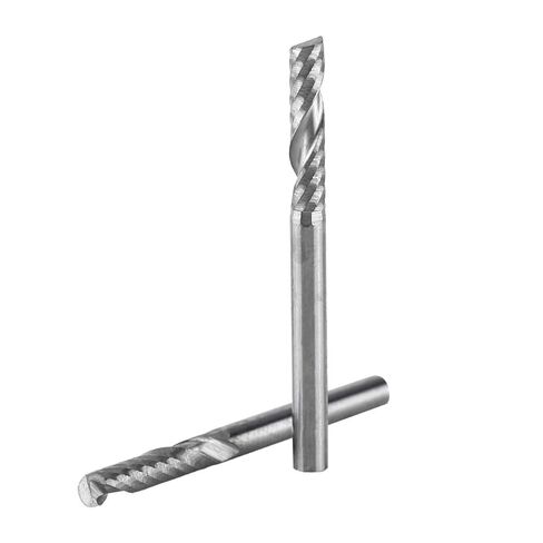 Tungsten Carbide End Mills Single Flute for Precision Wood Cutting 10 Pieces for CNC Milling in Kuwait
