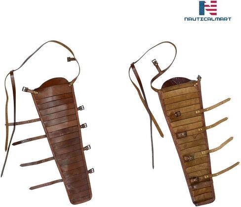 درع ذراع من جلد المصارع من العصور الوسطى من نوتيكال مارت (ذراع واحدة) in Kuwait