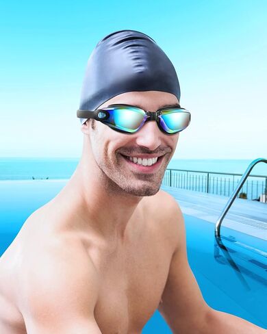 Aegend Adult Swim Goggles + Adult 2 Pack Swim Goggles in Kuwait