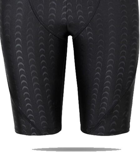 Men's Black Square Leg Swim Trunks with White Flame Print Swim Shorts for Pool & Beach,3XL in Kuwait
