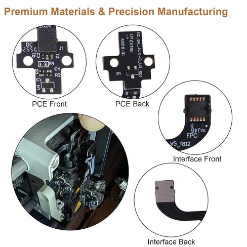 Hotend & Extruder Hall Switch Board Compatible with Bambu-Lab P1S/P1P, Premium Extruder Filament Sensor Board with Screws Practical 3D Printer Accessory in Kuwait