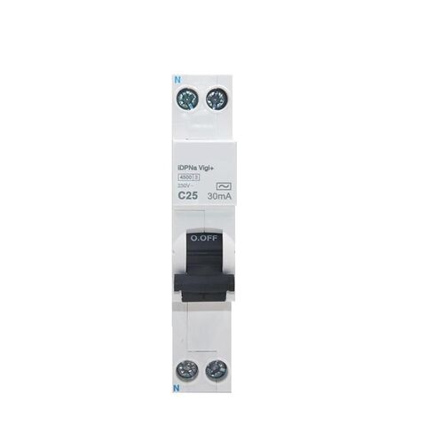 قطاع دارة IDPNa Vigi + قطاع دارة التيار المتبقي 1P + N 10A 16A 20A 25A 32A نوع C إلكتروني A9D916 1 قطعة in Kuwait