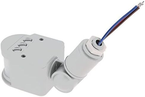 مفتاح 1 قطعة ضوء مستشعر الحركة AC 220V PIR التلقائي لمصباح LED 3 ألوان (أبيض) in Kuwait