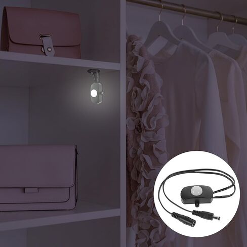 ibasenice 2pcs 5v-24v LED Motion Sensing Light Switch with Pir Sensor, Human Activity Detection, Plastic and Metal Construction for Indoor and Outdoor Use in Kuwait