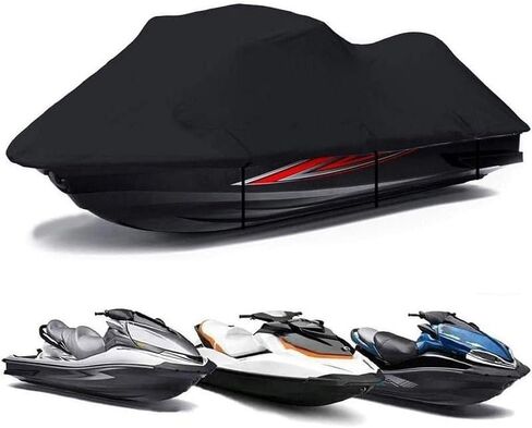 غطاء جت سكي لـ Sea-Doo RXT-X 300/325 2016-2026، غطاء PWC مقاوم للماء وشديد التحمل وغطاء مائي شخصي قابل للقطر مع أشرطة قابلة للتعديل ملحق Jetski in Kuwait