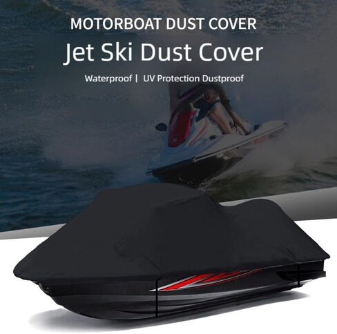 غطاء جت سكي لـ Sea-Doo RXT-X 300/325 2016-2026، غطاء PWC مقاوم للماء وشديد التحمل وغطاء مائي شخصي قابل للقطر مع أشرطة قابلة للتعديل ملحق Jetski in Kuwait