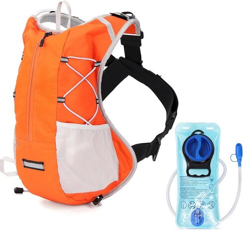 Hydration Backpack with 2L Leakproof Water Bladder, Lightweight Running Hydration Pack, Adjustable Chest Band-Style Water Backpack for Hiking, Cycling, Marathon, Trail Running and Outdoor Sports in Kuwait
