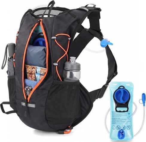 Hydration Backpack with 2L Leakproof Water Bladder, Lightweight Running Hydration Pack, Adjustable Chest Band-Style Water Backpack for Hiking, Cycling, Marathon, Trail Running and Outdoor Sports in Kuwait