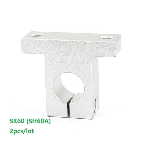 2 قطعة/الوحدة SK60 60 مللي متر رمح السكك الحديدية الخطية دعم تحمل محامل النهاية in Kuwait