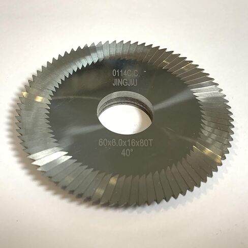 Milling Cutter(60x6x16x80T)0114 C.C. in Carbide for Wenxing Machine 216 268 288B 288C 218A 218B 218D 218E(one piece) in Kuwait