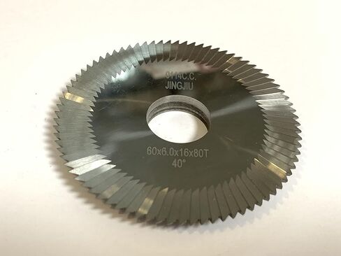 Milling Cutter(60x6x16x80T)0114 C.C. in Carbide for Wenxing Machine 216 268 288B 288C 218A 218B 218D 218E(one piece) in Kuwait