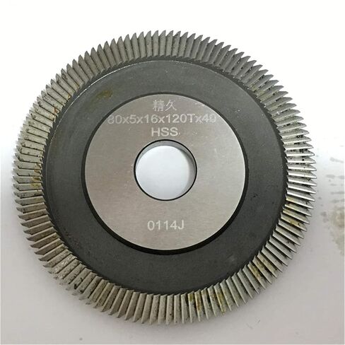 قاطعة الطحن (80X5X16X120T) 0014J في HSS لآلة Wenxing 100G2 Q29 100G3 (قطعة واحدة) in Kuwait