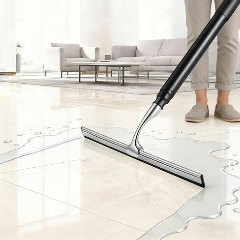 17 '' - 62 '' ممسحة معدنية مع عمود تمديد للنافذة ، الباب الزجاجي ، المرآة ، 12 '' منظف استحمام التلسكوبي الواسع مع مقبض طويل لتنظيف الجدار ، الأرض in Kuwait
