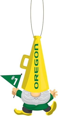 NCAA University of Oregon Gnome Fan Ornament | 3.4-inches Tall | Officially Licensed | Traditional Christmas Home Decor in Kuwait