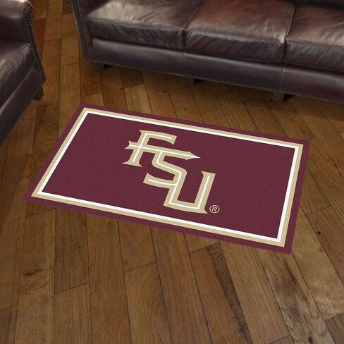 FANMATS 19740 NCAA ولاية فلوريدا السيمينول 3ft. × 5 قدم. سجادة منطقة قطيفة | سجادة منطقة المعجبين الرياضية، سجادة ديكور المنزل وسجادة الخياطة in Kuwait
