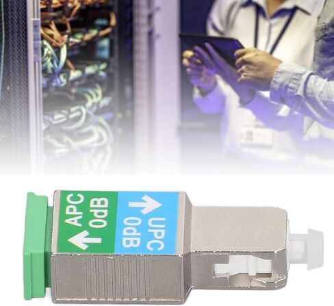 Mingzhe SC UPC to SC Adapter Low Loss Excellent Isolation for Fiber Communication Networks Ceramic Metal 1 Pack in Saudi Arabia