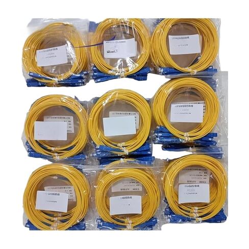 50 قطعة 3 متر PVC أصفر SC الألياف الضوئية وضع واحد (50 قطعة SC UPC-UPC) in Kuwait