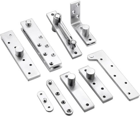 Door Pivot Hinge 64mm-150mm Up and Down Location Shaft 360 Degree Rotation Heavy Duty 1Pcs(1Pc Style7) in Kuwait