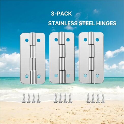 B08B-Cooler Hinges for Ice Chests Stainless Steel Replacement Cooler 1Pcs in Kuwait