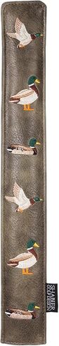 Golf Design Alignment Stick Headcover Pu Leather, Embroidered Mallard Duck Theme in Kuwait