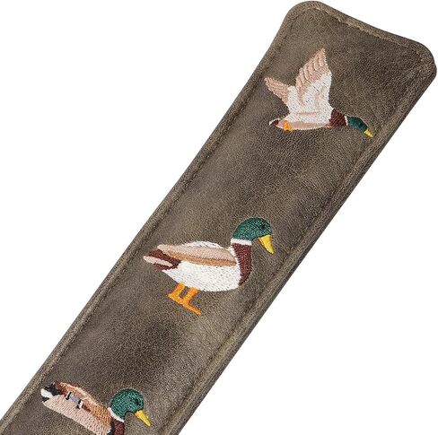 Golf Design Alignment Stick Headcover Pu Leather, Embroidered Mallard Duck Theme in Kuwait
