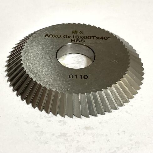 Milling Cutter(60x6x16X60T) in HSS for Wenxing Cutting Machine 218A 218B 218E 218F 218G 268 288C 218D 288F 216 288 288A 288B 283(one piece) in Kuwait