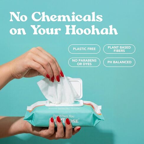 Flushable Wipes, 150 Wipes (3 Packs of 50) pH-Balanced Wet Wipes for Women & Adults, Aloe for Sensitive Skin, Rose Water for a Floral Finish, Plant-Based, Sewer Safe, 7.5" x 5" Full Coverage in Kuwait