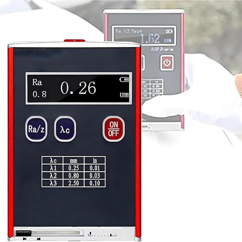 جهاز اختبار خشونة الوجه، مقياس خشونة عالي الدقة 0.01 ميكرومتر، نطاق قياس Ra/Rq 0.05~15.0μm Rz/Rt 0.1~50.0μm، قابل لإعادة الشحن in Kuwait
