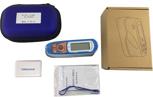 Digital Stone Glossmeter 60 Degree Gloss Meter with Measuring Range 0~199GU Zero-point Deviation 0GU Measuring Area 9×18mm Differentiate Accuracy 1GU for Stone Surface Gloss Measurement in Kuwait