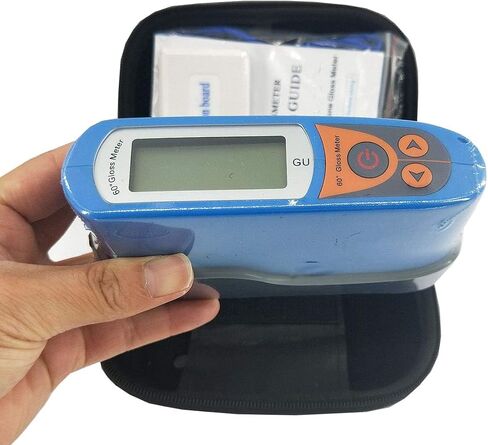 Digital Stone Glossmeter 60 Degree Gloss Meter with Measuring Range 0~199GU Zero-point Deviation 0GU Measuring Area 9×18mm Differentiate Accuracy 1GU for Stone Surface Gloss Measurement in Kuwait