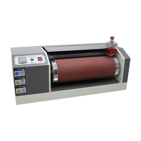Automatic Rubber Abrasion Tester 40 RPM, 2.5N/5N Load for Abrasion Testing Equipment Lab, 220V 200W Wear Resistance Test Machine for Tires, Conveyor Belts, Shoe Soles, Leather, Plastics in Kuwait