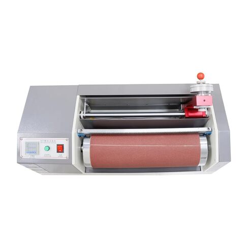 Automatic Rubber Abrasion Tester 40 RPM, 2.5N/5N Load for Abrasion Testing Equipment Lab, 220V 200W Wear Resistance Test Machine for Tires, Conveyor Belts, Shoe Soles, Leather, Plastics in Kuwait