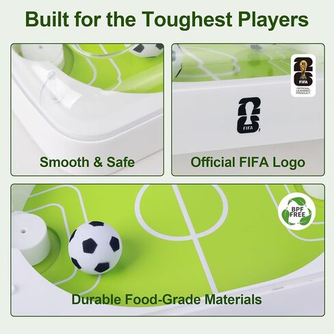 الإصدار الرسمي لكأس العالم FIFA 2026 - لعبة قطط تفاعلية بتصميم ملعب كرة قدم، لعبة قطط أوتوماتيكية مع كرات دفع قلابة تعمل بالحركة، ملصقات فريق قابلة للتخصيص، مثالية للقطط الداخلية in Kuwait