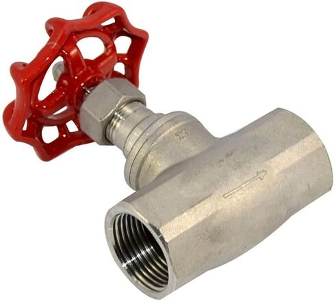 1" NPT Female Threaded Heavy Duty Globe Valve Inline Stainless Steel SUS SS 316 CF8M in Kuwait